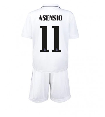 Real Madrid Marco Asensio #11 Hjemmedraktsett Barn 2022-23 Kortermet (+ Korte bukser)